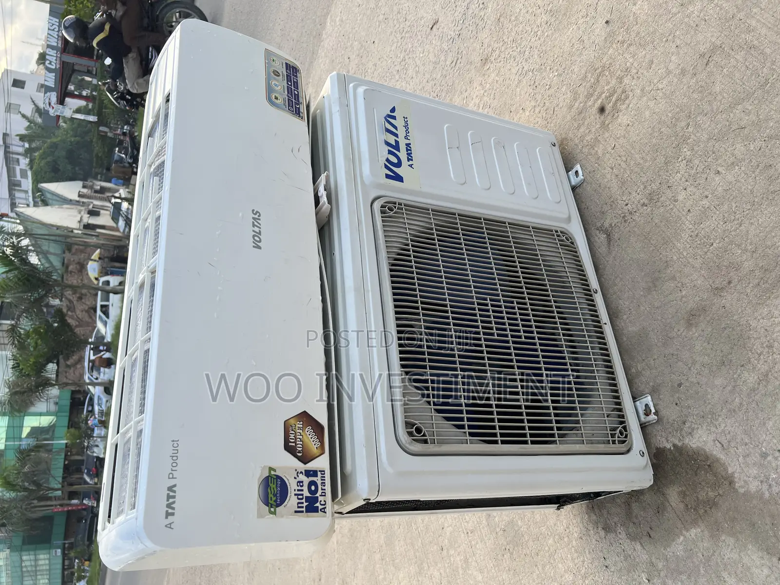 Hisense Air Condition Kali Sana Used Clean Sana Inverter Btu 18,000