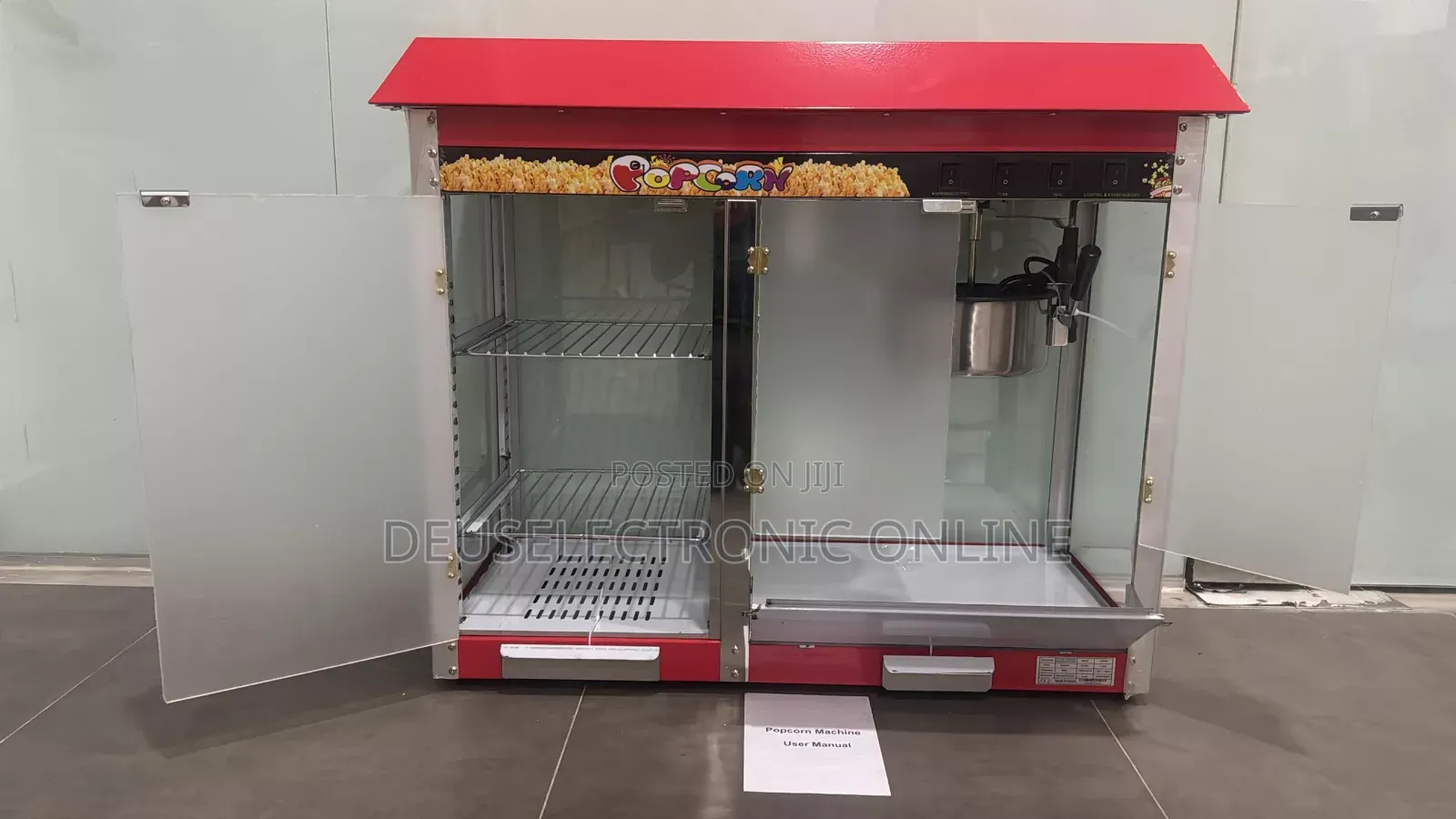 Popcorn Machine Kubwa Yenye Showcase *