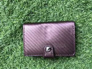 Smart Card Holder Wallet (Metal + Leather)