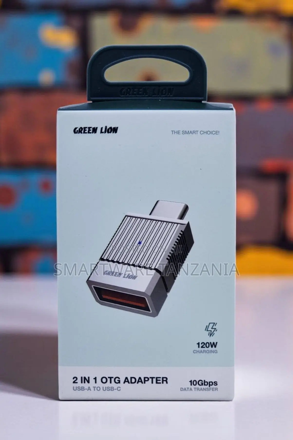 Green Lion 2 in 1 Otg Adapter Usb-C 10gbps 120w Charging