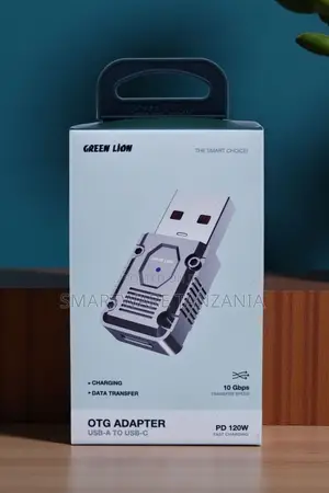 Green Lion Otg Adapter Usb-a to Usb-C Pd 120w 10gbps Fast