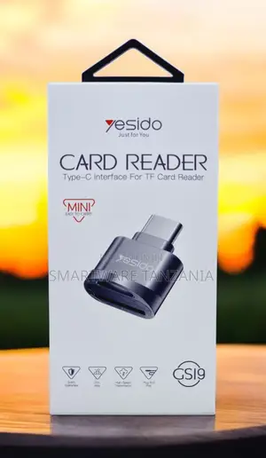 Yesido Gs19 Mini Type-C Tf Card Reader Zinc Alloy Plug Play