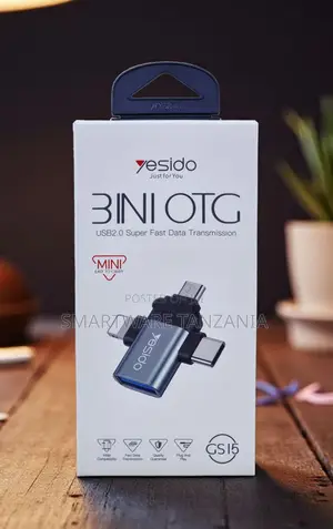 Yesido Gs15 3 in 1 Otg Adapter Lightning Micro Usb Type-C
