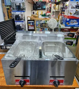 Gas Double Deep Fryer 12 Liters