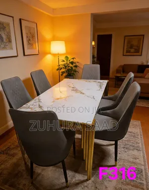 Rectangular Marble Dining Table