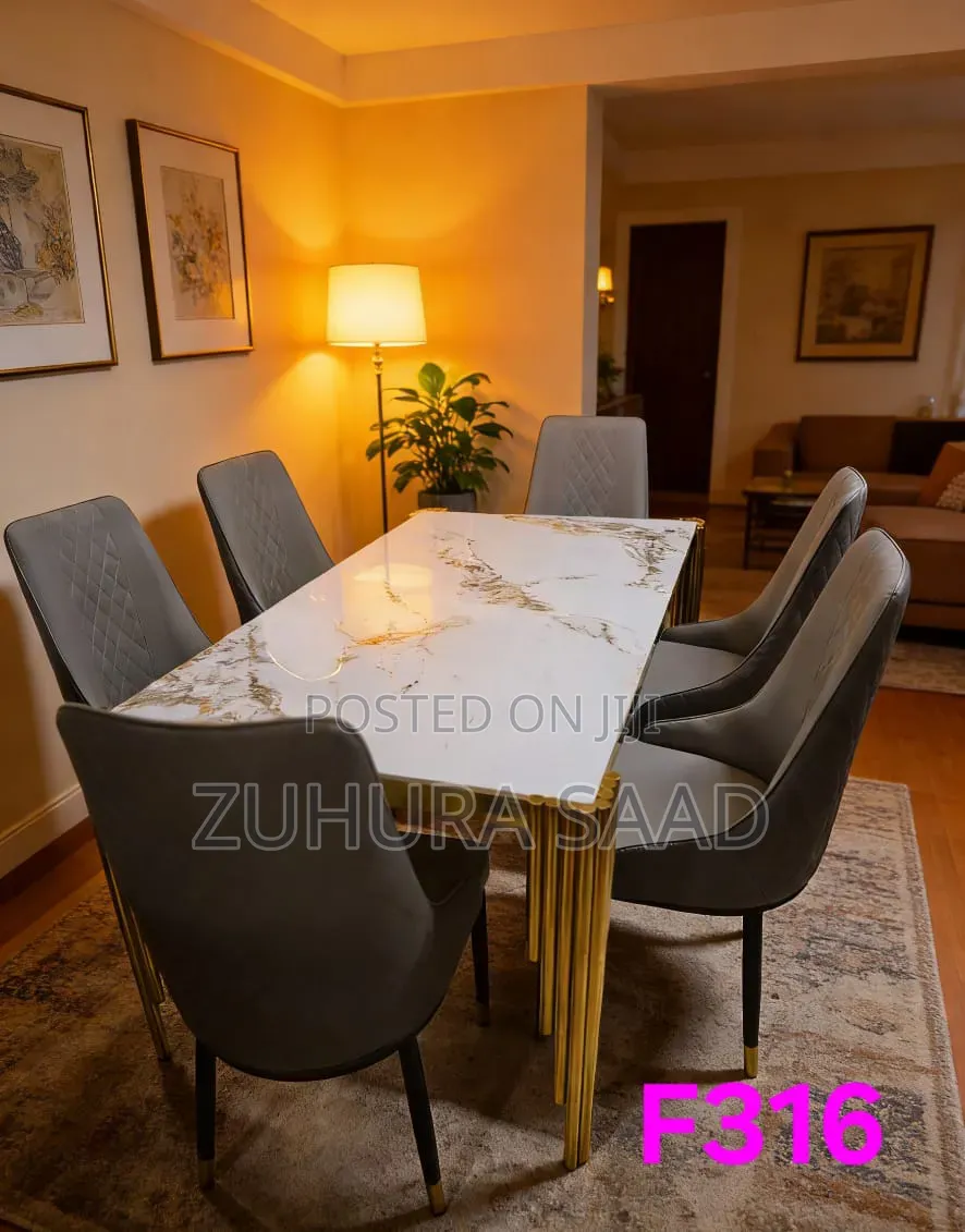 Rectangular Marble Dining Table