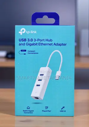 Tp-link Usb 3.0 3-port Hub With Gigabit Ethernet Adapter