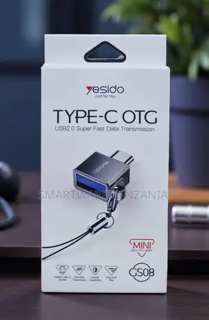 Yesido Gs08 Mini Type-c Otg Adapter Usb2.0 With Keychain