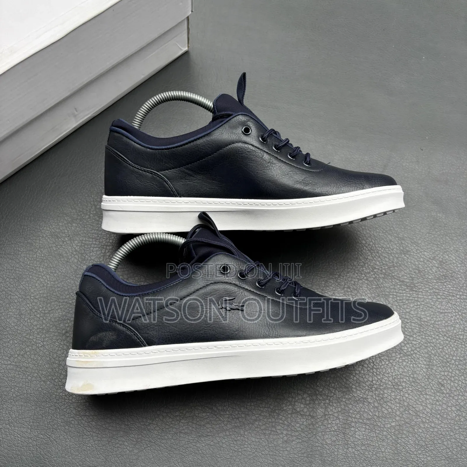 Men's Leather Shoes or Sneaker Footwears Timberland and Lacoste Brands