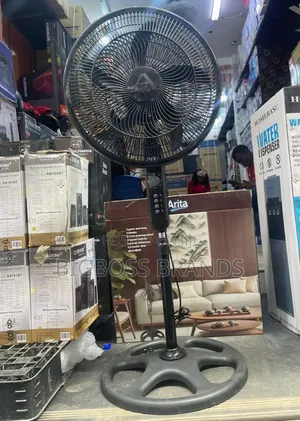 Arita Plastic Fan Black Ina Timer