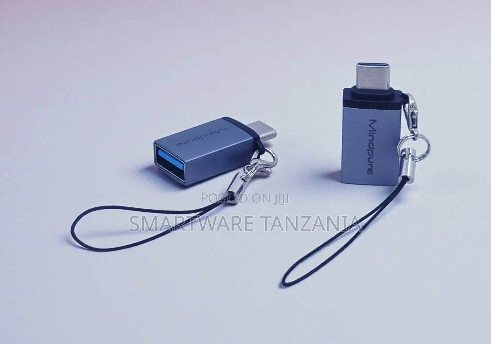 Mindpure Usb-c To Usb 3.0 Otg Adapter 2 Pack With Lanyard