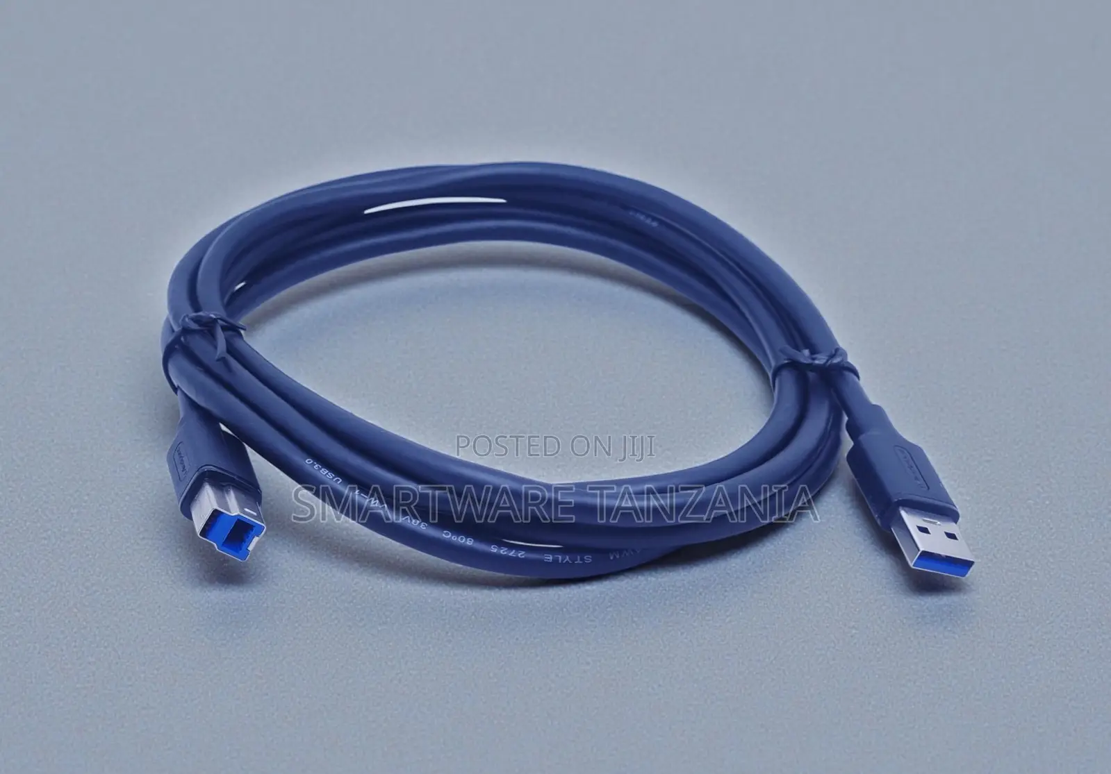 Usb 3.0 Type A To Type B Printer Cable High Speed Blue Lead