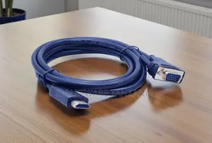 Hdmi To Vga Cable One Way Signal Converter Lead Blue