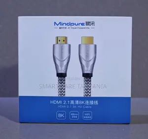 Mindpure Hdmi 2.1 Braided Cable 48gbps Hifi Silver