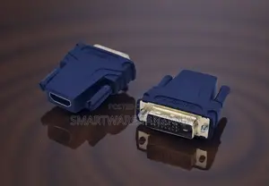 Dvi To Hdmi Adapter Dvi-d Male To Hdmi Female 2 Pack Blue