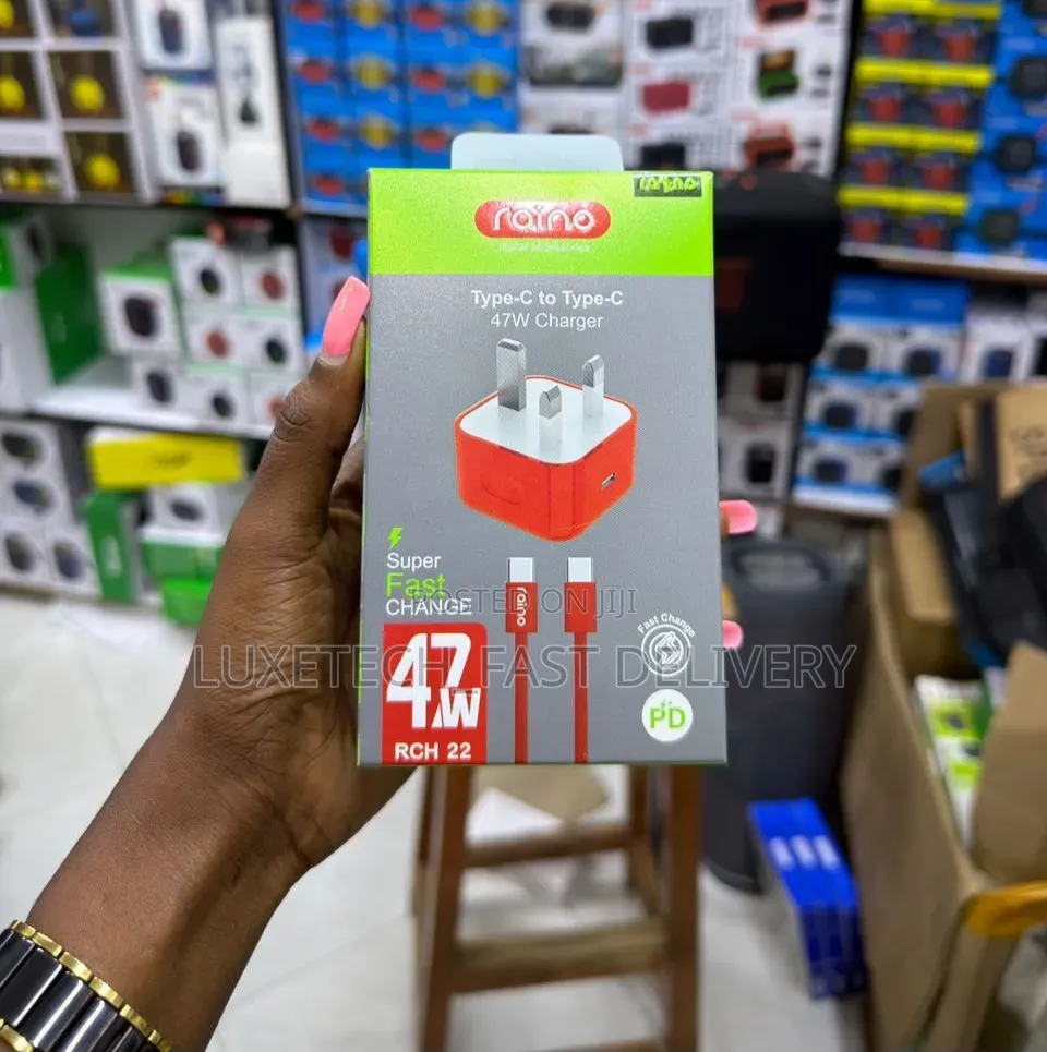 Raino Type-C to Type-C 47w Super-Fast Charger (Model RCH 22)