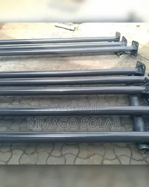 6m Galvanized Steel Light Pole 3.5mm Thickness