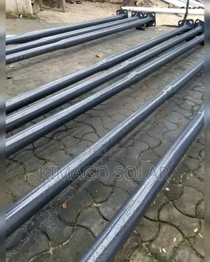Heavy Duty Galvanized Pole (6m) With 300x300x10mm Flange