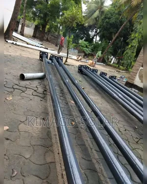 6m Octagonal/Round Steel Light Pole Professional Grade