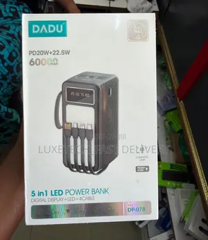 Dadu Dp-078 Original Power Bank 60000mah