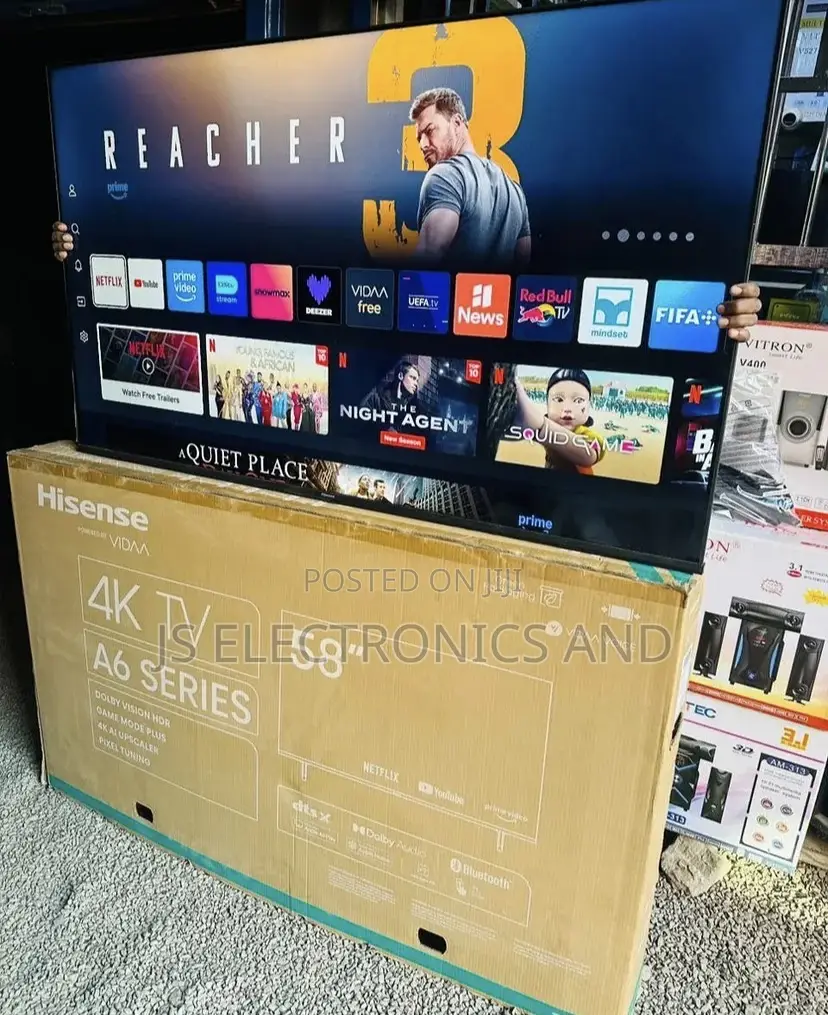 Hisense Inch 58 Smart Uhd Vidaa Smart High Quality 2 Year Warranty