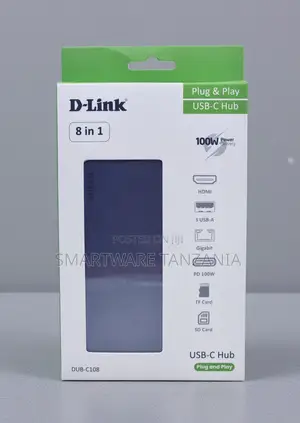 D-link Dub-c108 8-in-1 Usb-c Hub Hdmi Gigabit Pd 100w