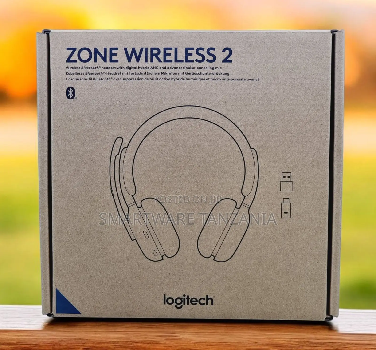 Logitech Zone Wireless 2 Bluetooth Anc Headset Noise Cancel