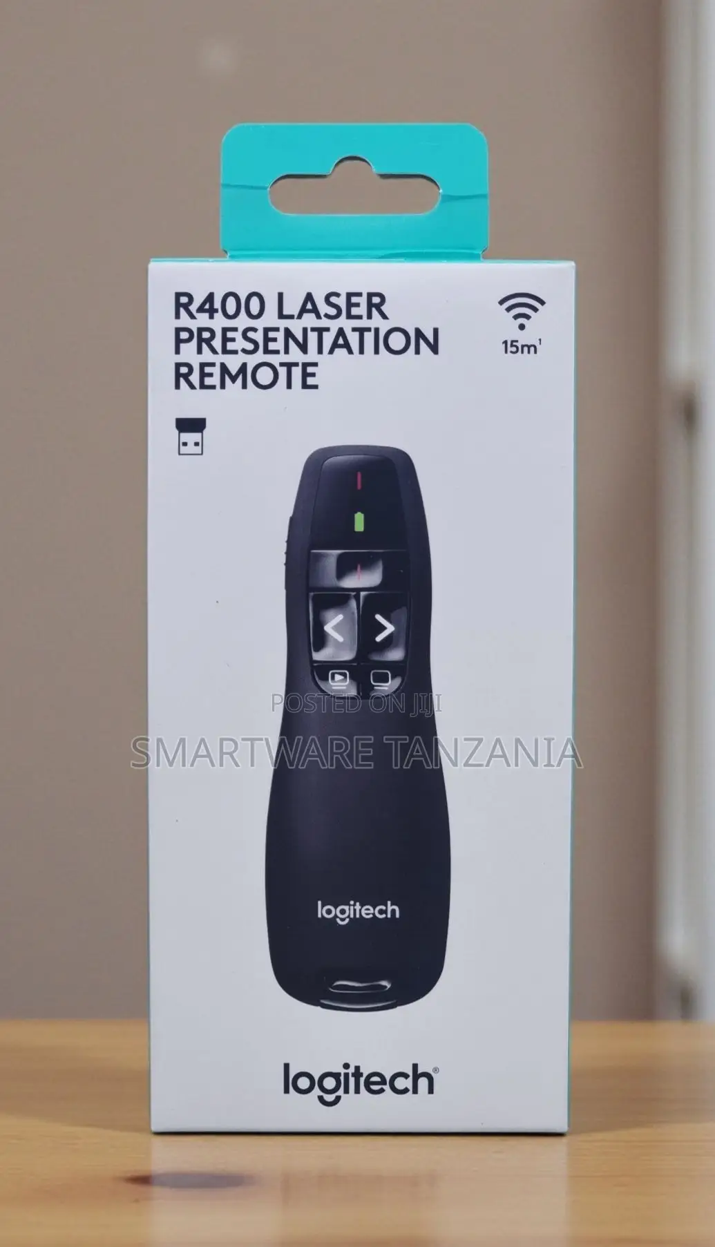 Logitech R400 Laser Presentation Remote 15m Wireless Usb