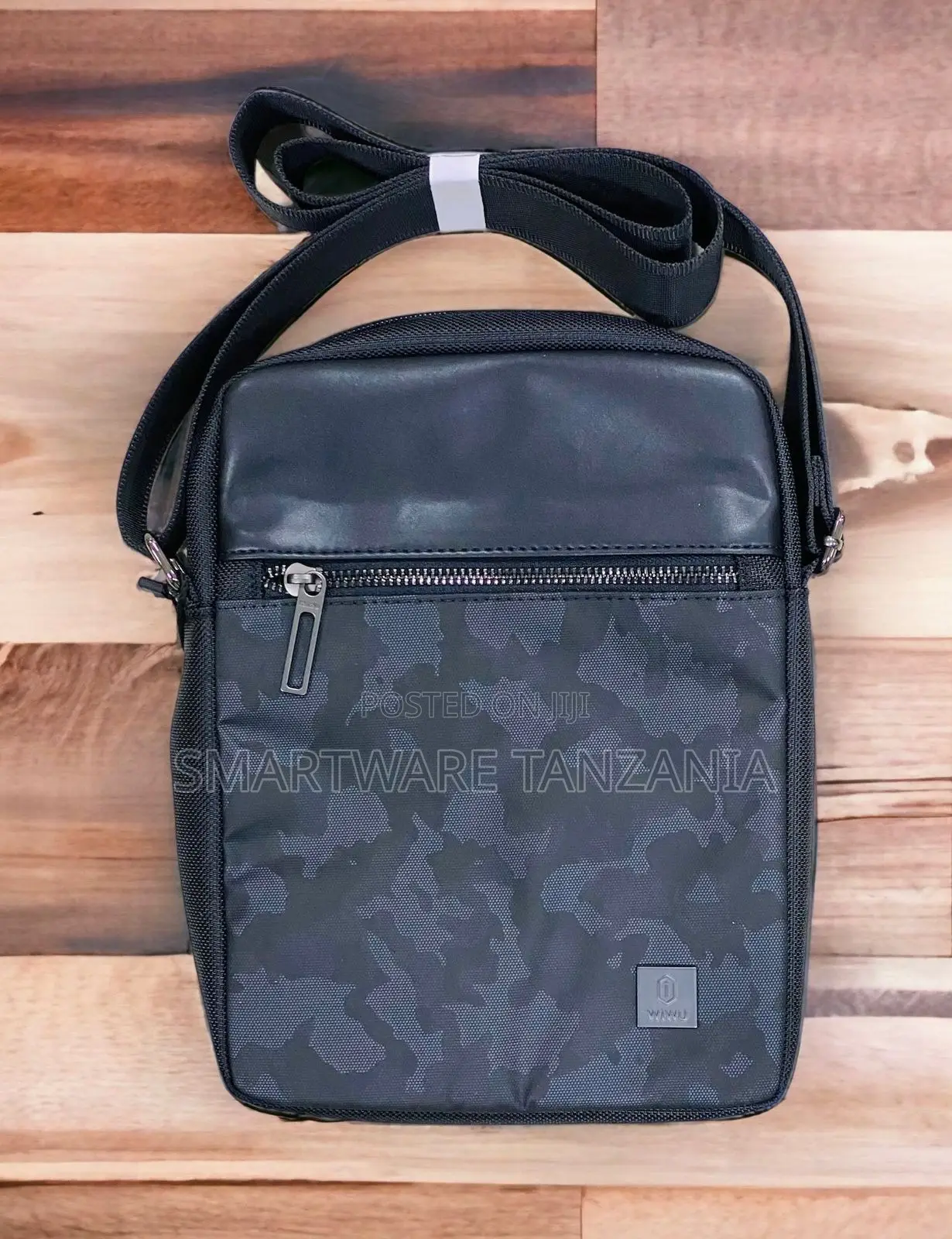 Wiwu Camo Crossbody Bag Leather Pu Messenger Shoulder Bag