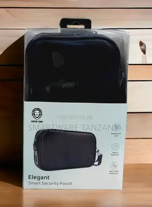 Green Lion Smart Security Pouch - Black Fingerprint Lock
