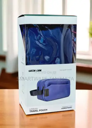 Green Lion Urban Travel Pouch - Vibrant Blue Essential Carry