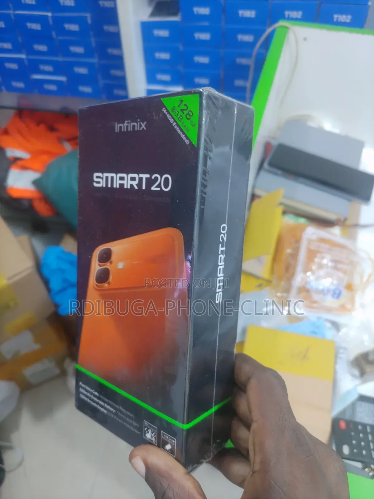 New Infinix Smart 20 128 GB Black