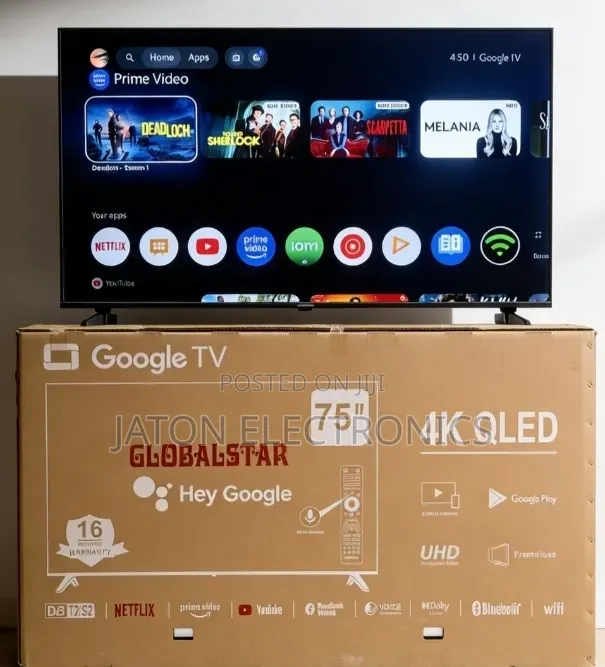 Globalstar 75 Inches Qled Tv