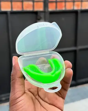 Green Sports Mouthguard Boil Bite With Case Boxing Football