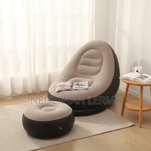 Lazy Air Sofa With Stool