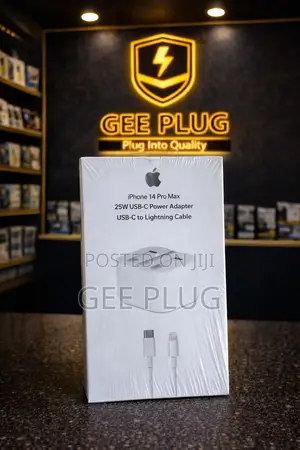 iPhone 14 Pro Max 25w Fast Charger (Usb-C to Lightning)