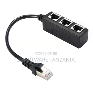 Rj45 Ethernet 1 To 3 Splitter Adapter For Home Network