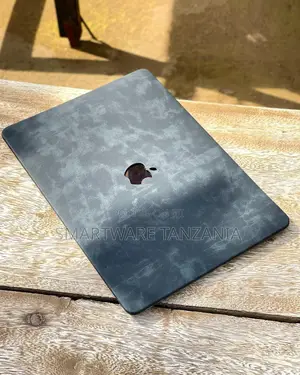 Macbook Hard Case Dark Gray Marble Stone Effect Cover