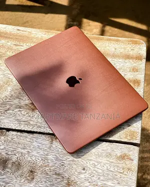 Macbook Hard Case Tan Brown Smooth Leather Finish Cover