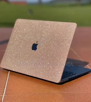 Macbook Hard Case Rose Gold Glitter Open Lid Style Shot