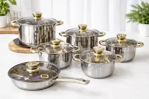 Flanek (Flk-3) 6-Piece Stainless Steel Cookware Se
