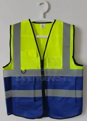 Hi Vis Double Colour Reflective Vest 5 Pockets