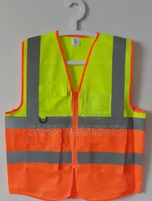Hi Vis Double Colour Reflective Vest 5 Pockets