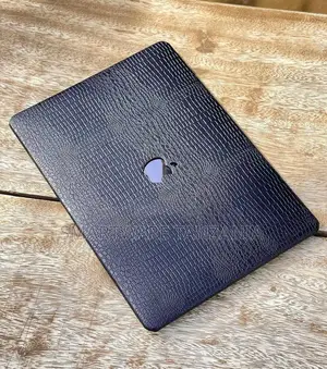 Macbook Hard Case Black Crocodile Skin Embossed Cover
