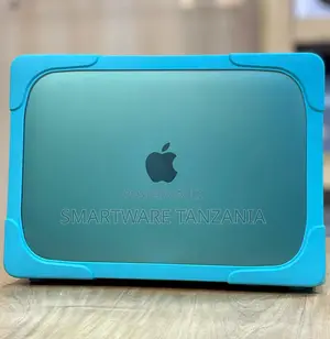 Macbook Silicone Bumper Case Cyan Blue Corner Guard Cover