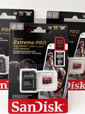 Memory Card 32GB Extreme Pro U3