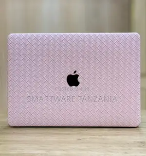 Macbook Hard Case Pink Woven Basket Diamond Texture Cover