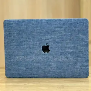 Macbook Hard Case Blue Denim Fabric Texture Woven Cover