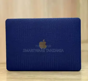 Macbook Hard Case Royal Blue Croc Skin Embossed Cover