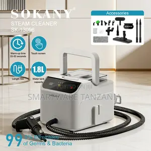 Sokany Sk-13096 Steam Cleaner 1.8l Touch Screen 4m Cord